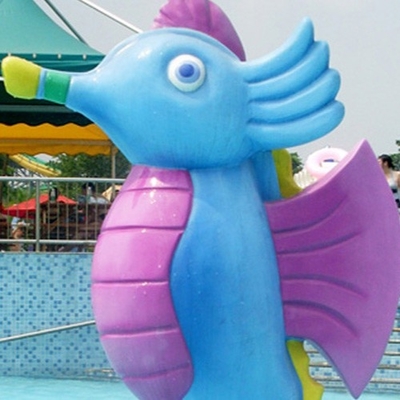 อุปกรณ์สเปรย์สำหรับเด็ก, เกมน้ำสเปรย์การ์ตูน Hippocampus for Water Park