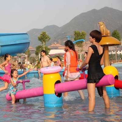 สวนสนุกสวนสาธารณะสเปรย์อุปกรณ์สำหรับเด็กเกมส์น้ำ / Aqua Park อินเตอร์แอคทีสนามเด็กเล่น