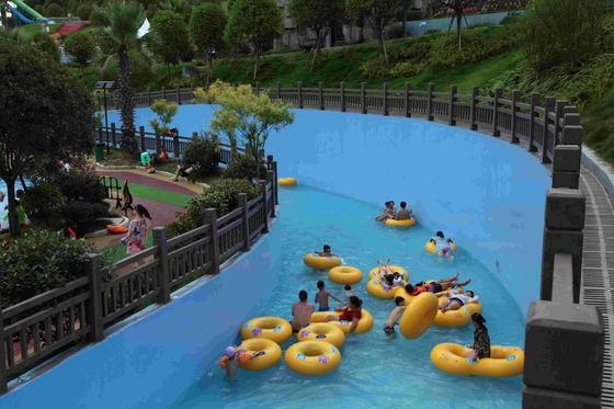 อุปกรณ์ที่กำหนดเองก่อสร้างขี้เกียจแม่น้ำสวนน้ำ Aqua