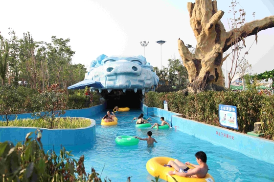 สวนน้ำขนาดใหญ่สวนน้ำ Lazy River ภาพนิ่งความบันเทิง / ไฟเบอร์กลาส