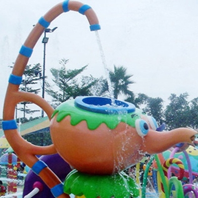 สเปรย์การ์ตูนที่กำหนดเองอุปกรณ์สวนน้ำที่ใช้ Aqua เล่นสำหรับเด็ก Aqua Park