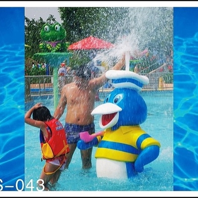 สเปรย์พาร์คอุปกรณ์เป็ดสเปรย์น้ำเล่นน้ำ Sprayground โครงสร้าง OEM