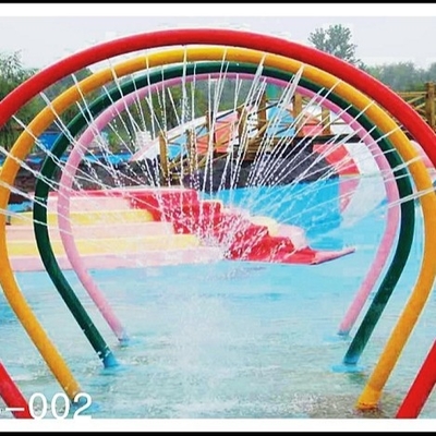 สเปรย์พาร์คอุปกรณ์ Aqua เล่นไอคอนสเปรย์ Building Block สเปรย์น้ำ Sprayground