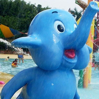 อุปกรณ์สวนสเปรย์ OEM, ไฟเบอร์กลาสอ้อยสเปรย์ Aqua Play Spraygrounds น้ำสำหรับเด็ก Water Park