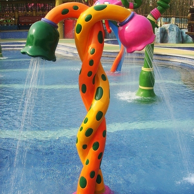 สวนน้ำอุปกรณ์การเล่นน้ำสเปรย์ครอบครัวสเปรย์น้ำเกมน้ำสำหรับ Aqua Park