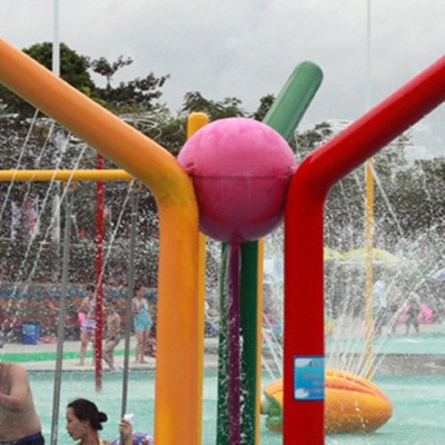 สวนน้ำอุปกรณ์การเล่นน้ำสเปรย์ครอบครัวสเปรย์น้ำเกมน้ำสำหรับ Aqua Park