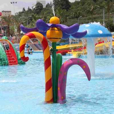 สเปรย์น้ำกลางแจ้งครอบครัวบันเทิงโค้งประตู Aqua Park อุปกรณ์สำหรับ 5-10 ท่าน