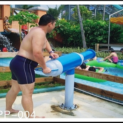 ผู้ใหญ่ไฟเบอร์กลาสน้ำเกมปืนที่กำหนดเอง Aqua Park อุปกรณ์สำหรับวันหยุดรีสอร์ท