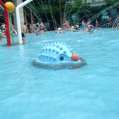 ไฟเบอร์กลาสน้ำสนามเด็กเล่นอุปกรณ์เม่นสเปรย์ Aqua เล่นสนุกสำหรับเด็ก