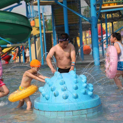 ไฟเบอร์กลาสน้ำสนามเด็กเล่นอุปกรณ์เม่นสเปรย์ Aqua เล่นสนุกสำหรับเด็ก