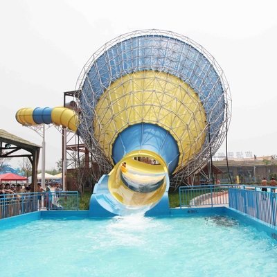 ทอร์นาโดภาพนิ่งสระว่ายน้ำไฟเบอร์กลาสสำหรับผู้ใหญ่ Aqua กีฬาทางน้ำสวนสาธารณะ
