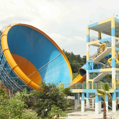 ทอร์นาโดภาพนิ่งสระว่ายน้ำไฟเบอร์กลาสสำหรับผู้ใหญ่ Aqua กีฬาทางน้ำสวนสาธารณะ