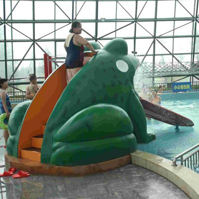 กบรูปสระว่ายน้ำสไลด์, Aqua Park ไฟเบอร์กลาสสไลด์เล่นน้ำสำหรับสวนน้ำ