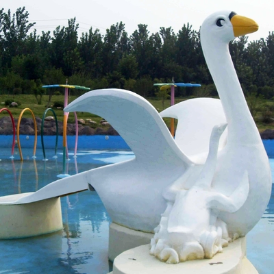 ที่กำหนดเองเกมสไลด์ Cygnet สำหรับเด็ก, ไฟเบอร์กลาสขนาดเล็กน้ำสระว่ายน้ำสไลด์