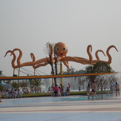 สเปรย์ที่กำหนดเองกลางแจ้งปลาหมึกสำหรับ Aqua เล่นสวนน้ำรายการ