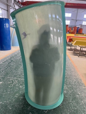 สไลเดอร์ไฟเบอร์กลาสสำหรับสระว่ายน้ำ Aqua Aqua Loop Body จาก Vison Waterparks Equipment