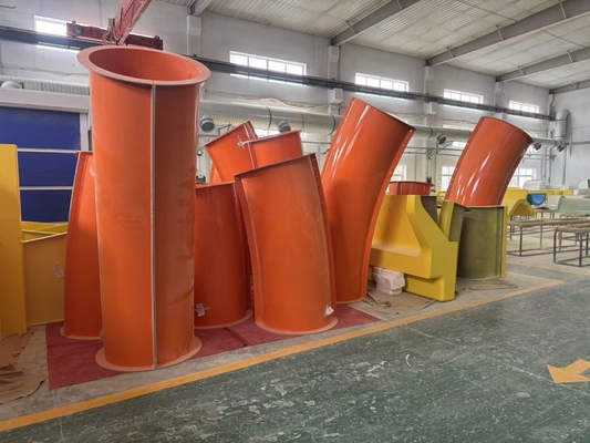 สไลเดอร์ไฟเบอร์กลาสสำหรับสระว่ายน้ำ Aqua Aqua Loop Body จาก Vison Waterparks Equipment