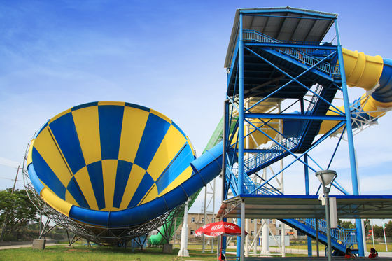 ตลก Giant Super Tornado Water Slide, ความจุ 720 Riders ต่อชั่วโมงสำหรับ Aqua Park
