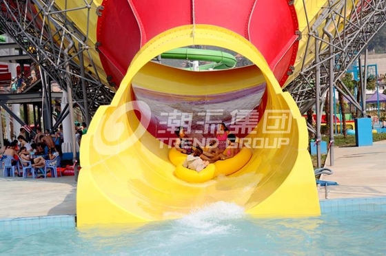 ซูเปอร์ทอร์นาโดไฟเบอร์กลาสภาพนิ่งความสูงของแพลตฟอร์ม 14.6 เมตรสำหรับผู้ใหญ่ที่มีธีม