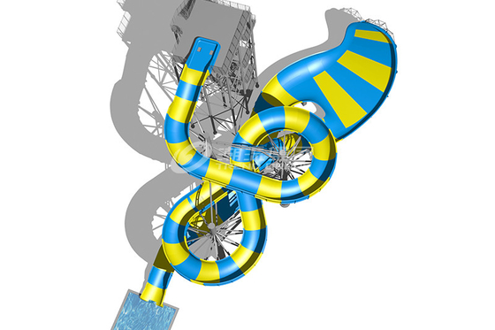 เมจิก Flying Blanket ไฟเบอร์กลาส Water Slides Platform 20 เมตรสำหรับโครงการ Theme Park