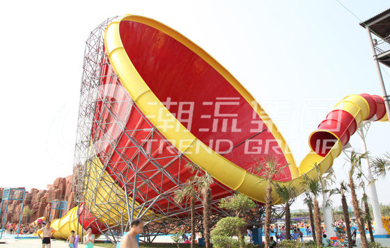 ตลก Giant Super Tornado Water Slide, ความจุ 720 Riders ต่อชั่วโมงสำหรับ Aqua Park