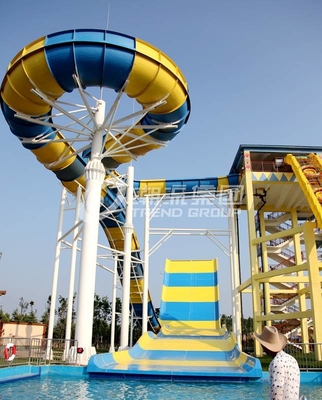 Funnuy Custom Slides น้ำสวนสนุกบูมเมอแรงภาพนิ่ง Aqua สำหรับ 2 คน Family Fun
