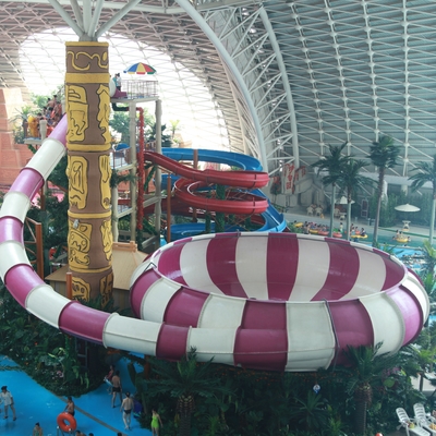 พื้นที่ชามน้ำเกมส์ Slide, สระว่ายน้ำไฟเบอร์กลาสสไลด์ 30mx72m ชั้นอวกาศ