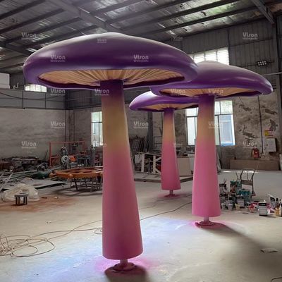 Fiberglass Vison Waterparks Playground Equipment Spray mushroom Aqua Play For Amusement Park Games