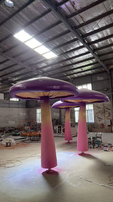 Fiberglass Vison Waterparks Playground Equipment Spray mushroom Aqua Play For Amusement Park Games