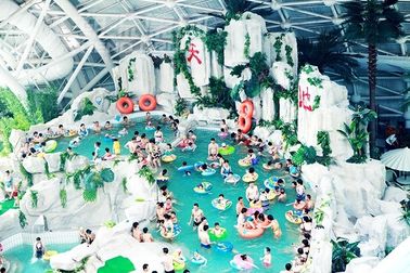 ไฟเบอร์กลาส Aqua Park อุปกรณ์สำหรับโรงแรม Lazy River, Family ในวันหยุดฤดูร้อนใน Aqua Park