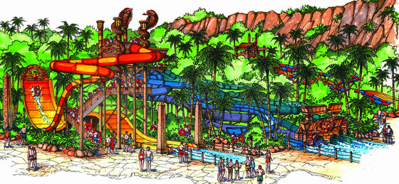 Waterpark Conceptual Design สวนน้ำออกแบบสวนน้ำแบบกำหนดเอง