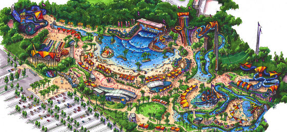Waterpark Conceptual Design สวนน้ำออกแบบสวนน้ำแบบกำหนดเอง