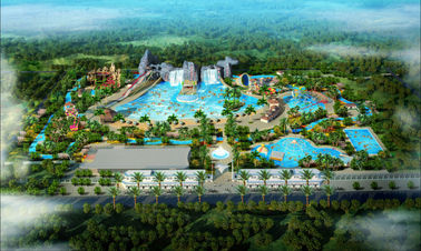 โครงการ Hotspring Waterpark โครงการอุปกรณ์สวนน้ำไฟเบอร์กลาส / โครงการ Aqua Park ที่กำหนดเอง