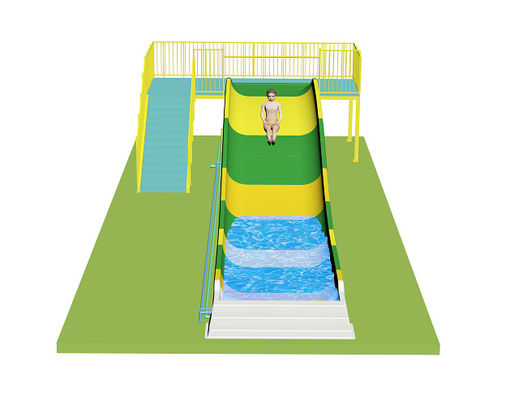 ครอบครัวเด็กน้ําสไลด์สําหรับ Aqua Park วัสดุไฟเบอร์กลาส