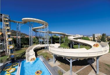 Outdoor Water Park สวนสนุกขนาดใหญ่รายการครอบครัวล่องแก่งสไลด์สำหรับผู้ใหญ่