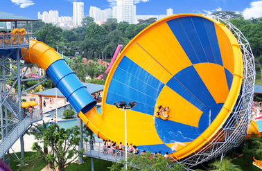 สไลด์คุณภาพที่ดีที่สุดสวนสนุกน้ำไฟเบอร์กลาส Aqua สวนน้ำผจญภัย