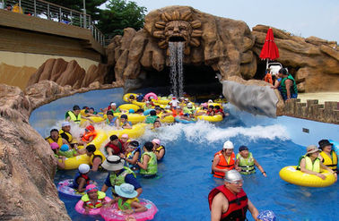 ไฟเบอร์กลาส Aqua Park อุปกรณ์สำหรับโรงแรม Lazy River, Family ในวันหยุดฤดูร้อนใน Aqua Park
