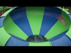 ไฟเบอร์กลาส สเปซบอล สไลด์สําหรับสวนสนุก